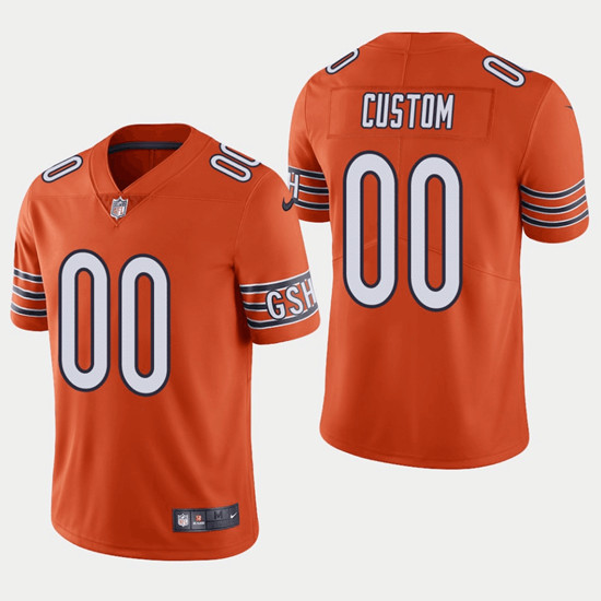 Youth Chicago Bears Active Player Custom Orange Vapor Untouchable Stitched Jersey